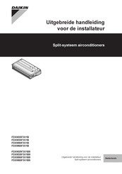 Daikin FDXM60F3V1B9 Uitgebreide Handleiding Voor De Installateur