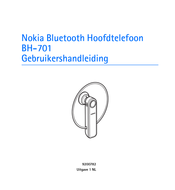 Nokia BH-701 Gebruikershandleiding