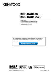 Kenwood KDC-DAB43U Gebruiksaanwijzing