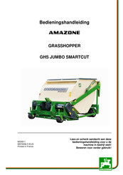 Amazone GHS JUMBO SMARTCUT Bedieningshandleiding