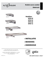 Alto-Shaam HFM-24 Handleiding