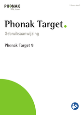 Phonak Target 9 Gebruiksaanwijzing