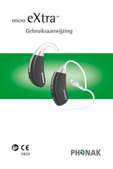 Phonak micro eXtra Gebruiksaanwijzing