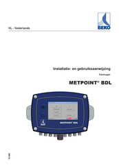 Beko METPOINT BDL Installatie- En Gebruiksaanwijzing