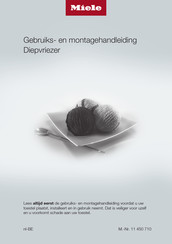 Miele F 32202 i Gebruiks- En Montagehandleiding