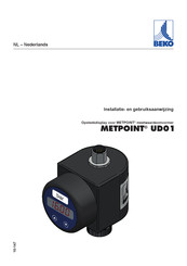 Beko METPOINT UD01 Installatie- En Gebruiksaanwijzing