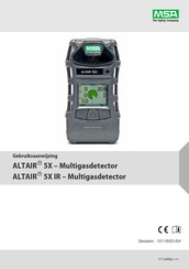 MSA ALTAIR 5X Gebruiksaanwijzing