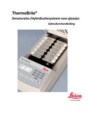 Leica BIOSYSTEMS ThermoBrite Gebruikershandleiding