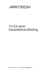 Aritech 1X-E4 Series Installatiehandleiding