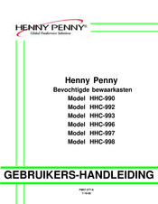 Henny Penny HHC-993 Gebruikershandleiding