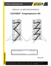 Custers HD Zig-Zag Gebruikshandleiding