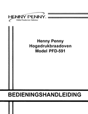 Henny Penny PFD-591 Bedieningshandleiding