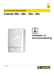 REMEHA Calenta 28s Installatiehandleiding