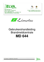 Limotec Elva security MD 644 Gebruikershandleiding