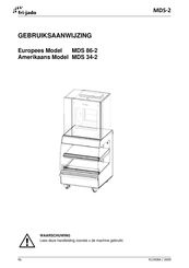 Fri-Jado MDS 86-2 Gebruiksaanwijzing
