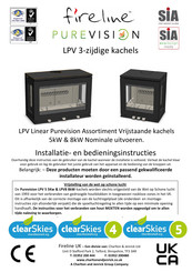 SIA Fireline PUREVISION LPV 3 Installatie- En Bedieningsinstructies