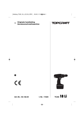 TOPCRAFT TCAS 18 Li Handleiding