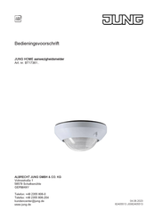 Jung HOME BT17361 Series Bedieningsvoorschrift