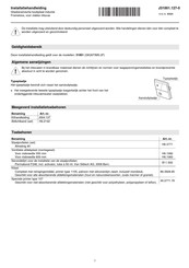 V-ZUG GK26TIMS.2F Installatiehandleiding