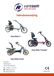 Van Raam Easy Rider Compact Small Gebruiksaanwijzing