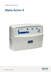 arjo Alpha Active 5 Gebruiksaanwijzing