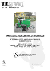 Unigreen Reeksen CLIPPER Handleiding Voor Gebruik En Onderhoud