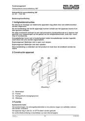 Jung FAS 180 Series Bedieningshandleiding