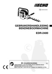 Echo EDR-2400 Gebruikershandleiding