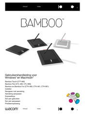 Wacom CTH-461 Gebruikershandleiding