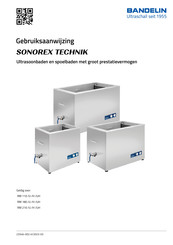 Bandelin SONOREX TECHNIK RM 110 H Gebruiksaanwijzing