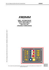 Fromm FR4 Series Handleiding