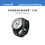 Garmin FORERUNNER 110 Gebruikershandleiding