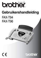 Brother FAX-T96 Gebruikershandleiding