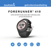 Garmin FORERUNNER 410 Gebruikershandleiding