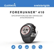 Garmin FORERUNNER 410 Snelstartgids