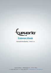 Euphoria Cabman Kiosk Gebruikershandleiding