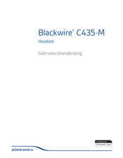 Plantronics Blackwire C435-M Gebruikershandleiding