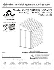 Arrow Storage Products YS47AN Gebruikershandleiding