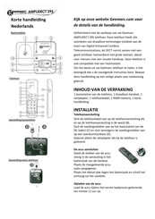 Geemarc AMPLIDECT 295 Korte Handleiding