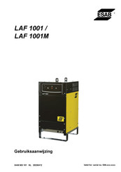 ESAB LAF 1001 Gebruiksaanwijzing