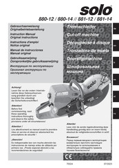 Solo 880-14 Oorspronkelijke Gebruiksaanwijzing