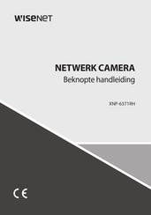 Wisenet XNP-6371RH Handleiding