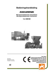 Amazone ED 452-K Bedieningshandleiding