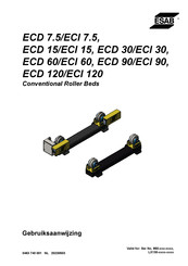 ESAB ECD 120 Gebruiksaanwijzing