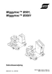 ESAB Miggytrac B5001 Gebruiksaanwijzing