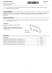 V-ZUG 972 Installatiehandleiding