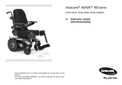 Invacare AVIVA RX Series Gebruiksaanwijzing