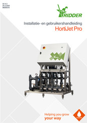 Ridder HortiJet Pro Installatie- En Gebruikershandleiding