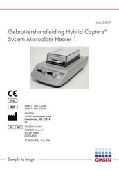 Qiagen Hybrid Capture System Microplate Heater 1 Gebruikershandleiding