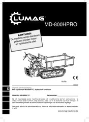 Lumag MD-800HPRO Gebruiksaanwijzing